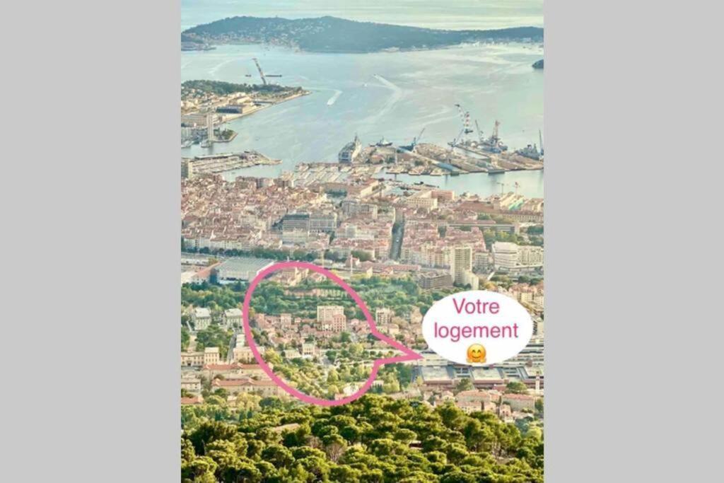 Balcon Du Faron- Proche Gare & Centre Ville - Clim Toulon Eksteriør billede